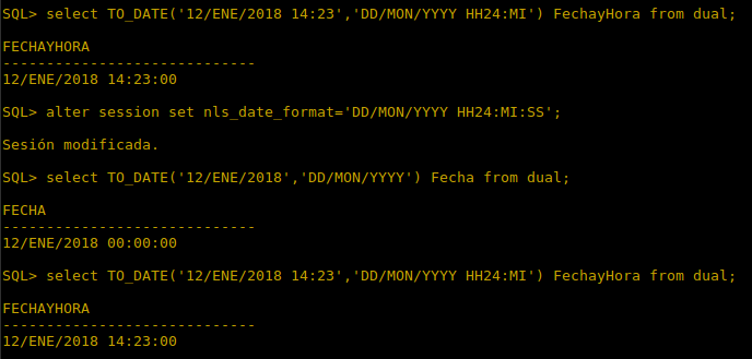 La Funci n TO DATE De Oracle